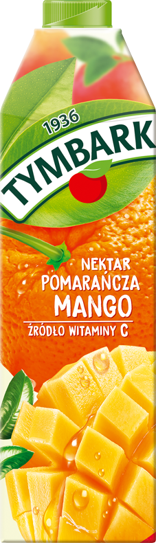 tymbark pomarańcza mango sok 100%